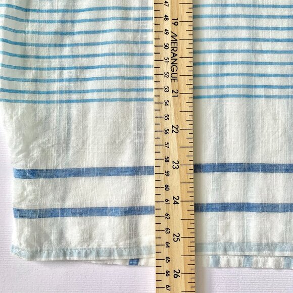 Tommy Hilfiger Sleeveless Oversized Stripped V Neck Top Coastal Grandma Resort - Picture 8 of 12